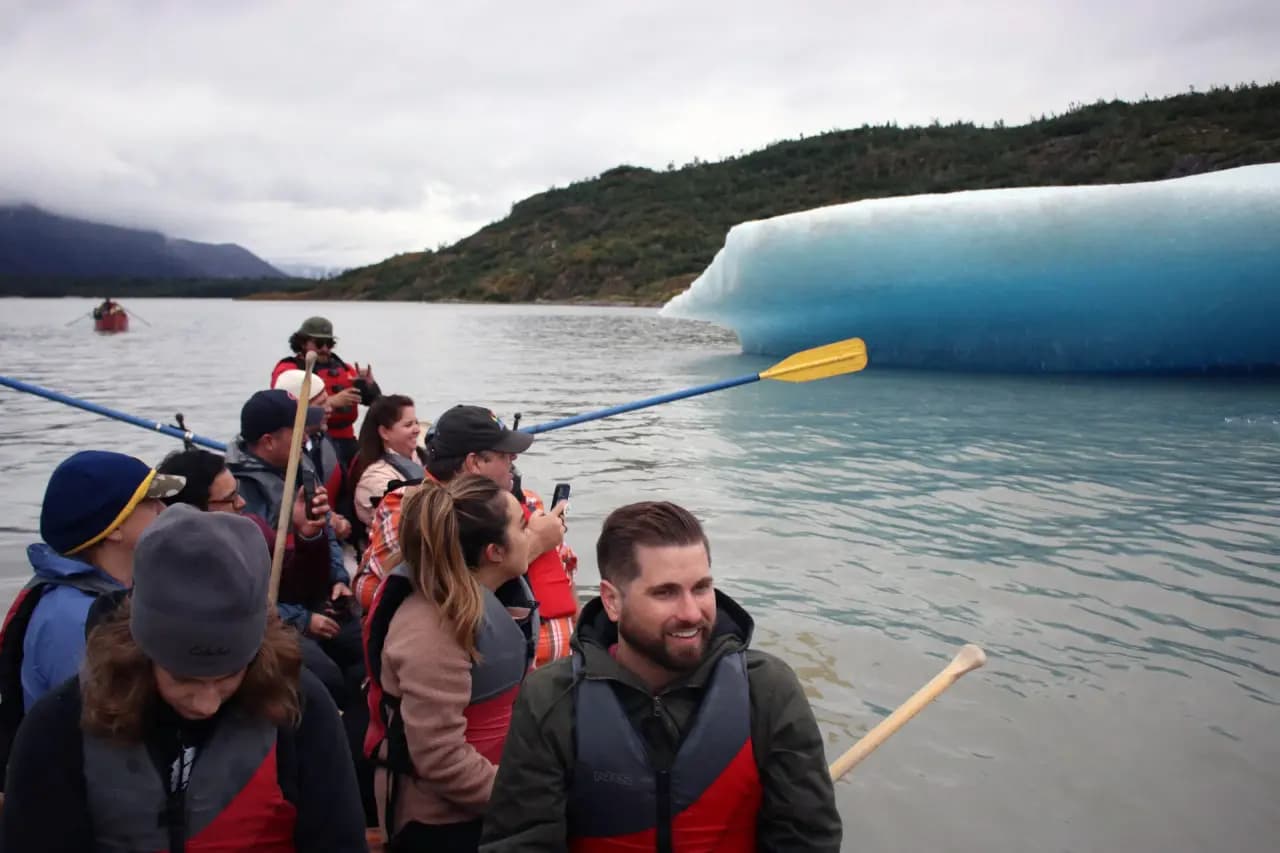 Mendenhall Lake Canoe Adventure photo 2