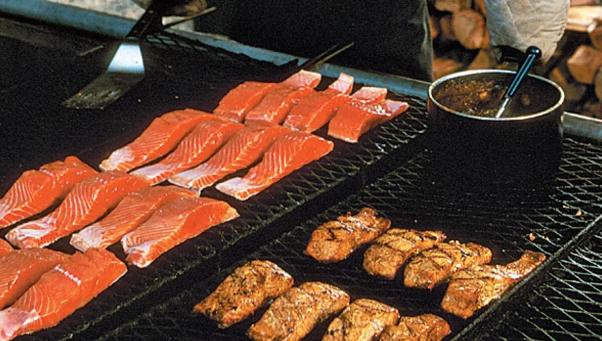 Salmon Bake at Liarsville