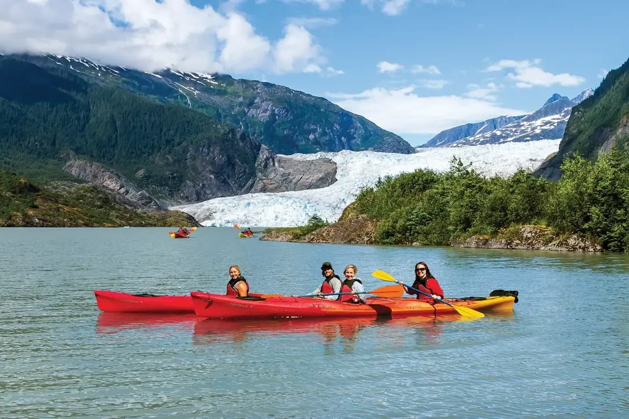 Kayak Fleet at Mendenhall